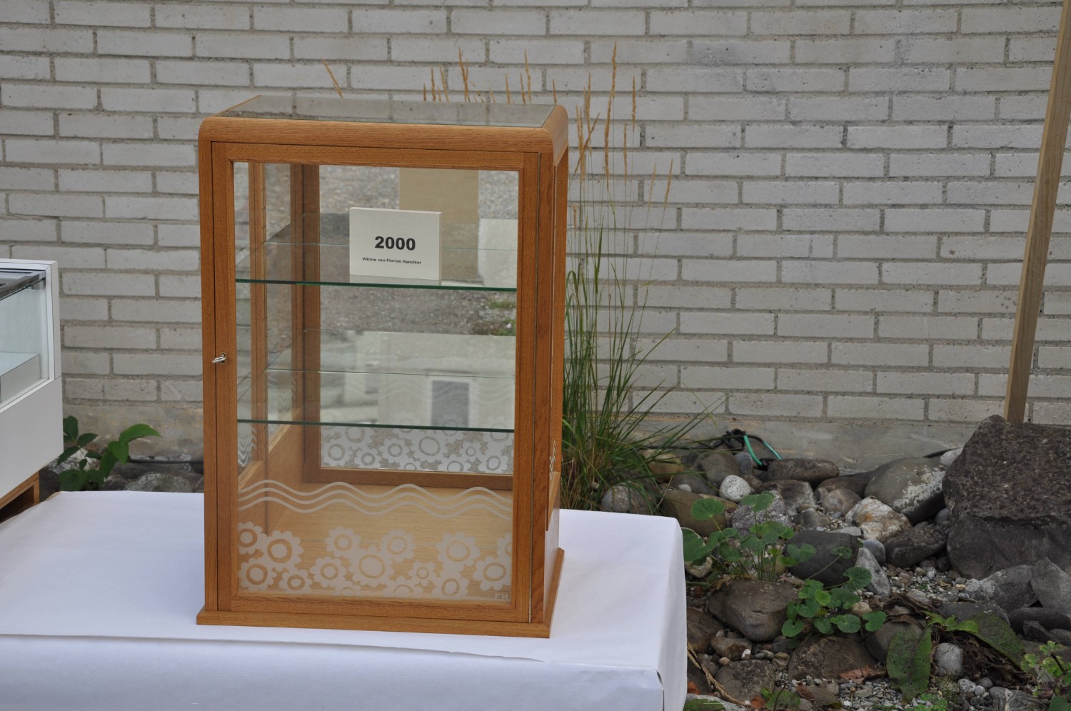 2002 Vitrine Eichenholz