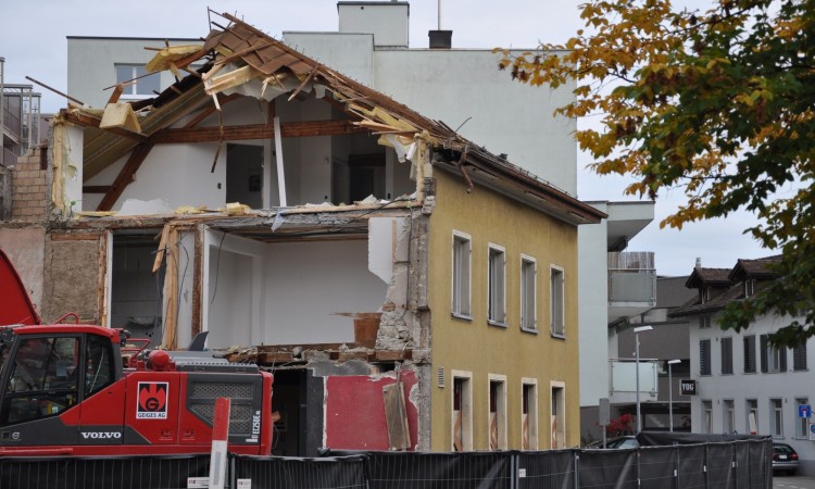 Abbruch Linde in Frauenfeld